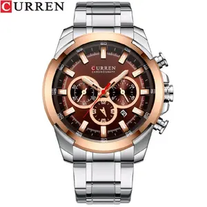 CURREN Multicolor Chronograph Watch in Stainless Steel for Men Durable & Stylish Design Perfect for Men