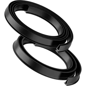 2 Pack Storm Door Sweep Replacement for Larson & Pella, 6/16 Inch Rubber Weather Stripping Door Bottom Seal Vinyl Insert