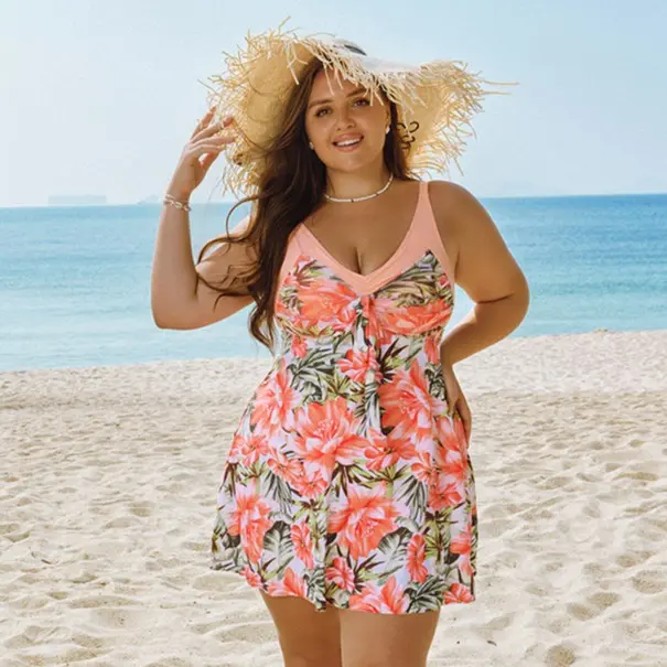 12 28W】Hanna Nikole Women's Two Piece Swim Dress Plus Size Tummy 12 28W】Hanna Nikole Women's Two Piece Swim Dress Plus Size Tummy