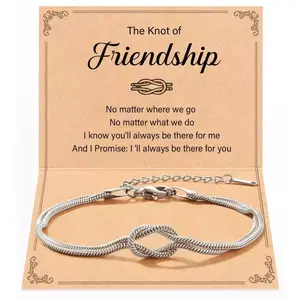 Double Layer Knotted Snake Bone Minimalist Creative Bracelet