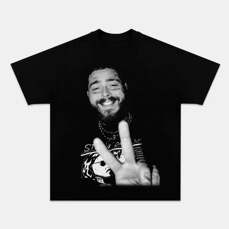 post malone t shirt dress Post Malone Ladies T-Shirt Dress: Cowboy Hat (Black)