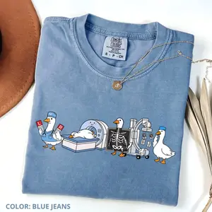Comfort Colors Radiologic Technologist Goose Shirt, Funny X-Ray Tech Tee, CT MRI Goose T-Shirt, Medical Professional Gift, Radiology Shirt