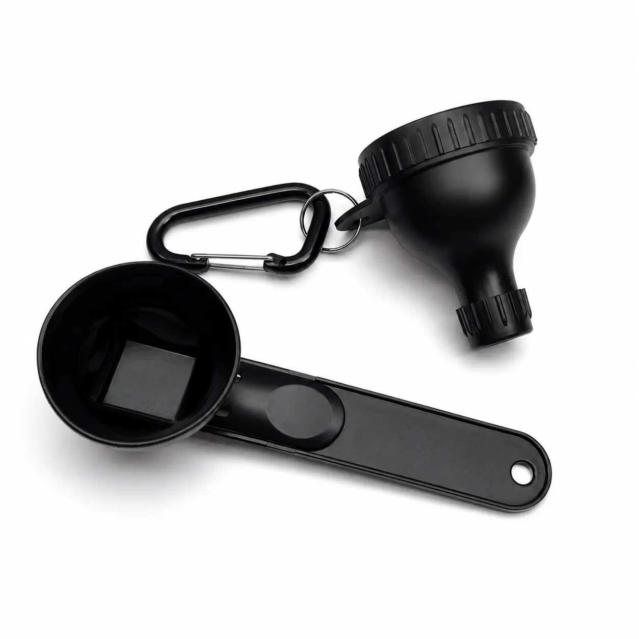 Buy 1 Get 1 Free Protein Powder Funnel with Scoop & Storage | Portable Gym Essential for Pre-Workout & Creatine (BPA-Free)