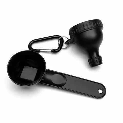 STARPOW Protein Powder Funnel 2-Piece Set with Scoop & Storage, BPA-Free, Mess-Free Powder Transfer for Gym, Travel & Shaker Bottles