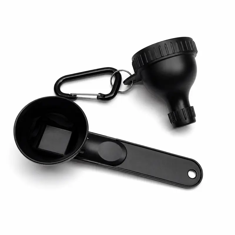 STARPOW Protein Powder Funnel 2-Piece Set with Scoop & Storage, BPA-Free, Mess-Free Powder Transfer for Gym, Travel & Shaker Bottles
