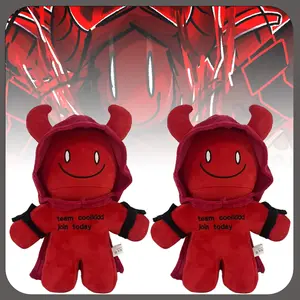 25cm Chance Forsaken Gubby Plush Toys Robot Forsaken c00kidd Toys Game Peripheral Cartoon Halloween Red Devil Dolls Fans Gifts