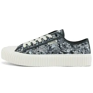 Kappa Unisex Low-Top Canvas Sneakers for Everyday Comfort and Lightweight Wear