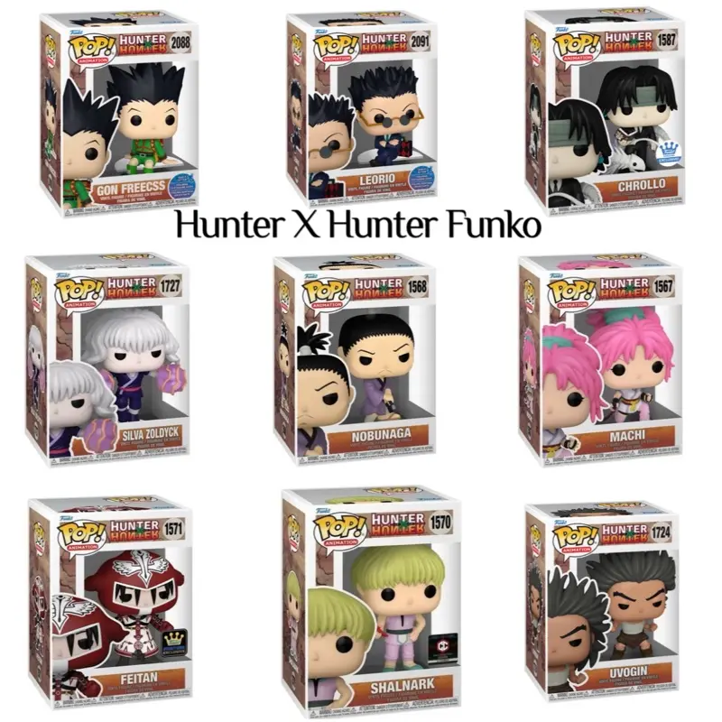 Hunter x Hunter Funko Pop Vinyl Figures Listing