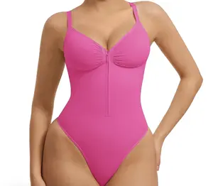 Seamfit Zip Shaperwear Bodysuit