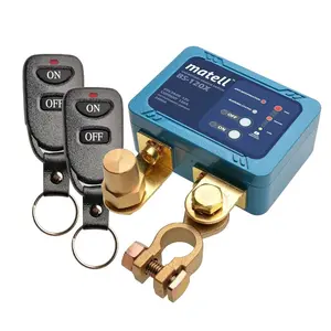 DC 12V Remote Battery Disconnect Switch Smart Voltage Control Battery Kill Switch For Car Anti Theft Battery Shut Off Switch