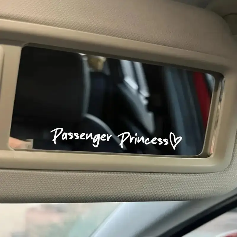 Car Rearview Mirror Sticker, Car Rearview Mirror Decal, Car Exterior Decoration Accessories for Women & Girls, Car Accessories