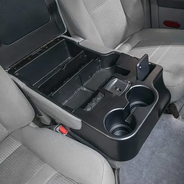 Center Console Cup Holder Matte Black Fit For 2003-2012 Dodge Ram 1500 2500 3500