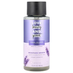 Love Beauty and Planet Vegan Shampoo, For Frizzy Hair, Argan Oil & Lavender, 13.5 fl oz (400 ml)