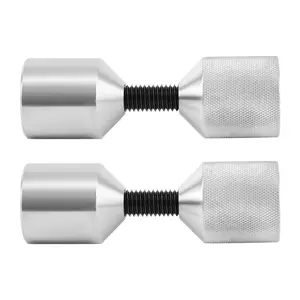 2pcs Flange Two Hole Pin Kit Stainless Steel 1-1/8in Diameter 304 3/8-1.0