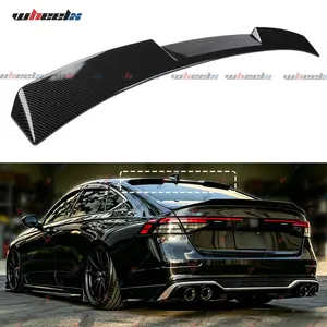 2023-2026 Honda Accord – M Style Sharp Corner Roof Spoiler | Gloss Black Carbon Fiber ABS | Tape-On | LX · Sport · EX-L · Sport-L · Touring · Sport Hybrid · Sport-L Hybrid · Touring Hybrid