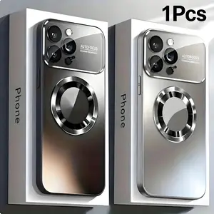 High Quality Titanium metal Color Matte Magnetic Protective Case Accessories for iPhone 17 16 15 14 13 12 11 Pro Max For Magsafe Wireless Charge Cover