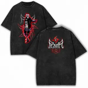 Black Penta Portrait Shirt, Penta Tee Fashion Cotton, Full Sizes, For Men, For Women