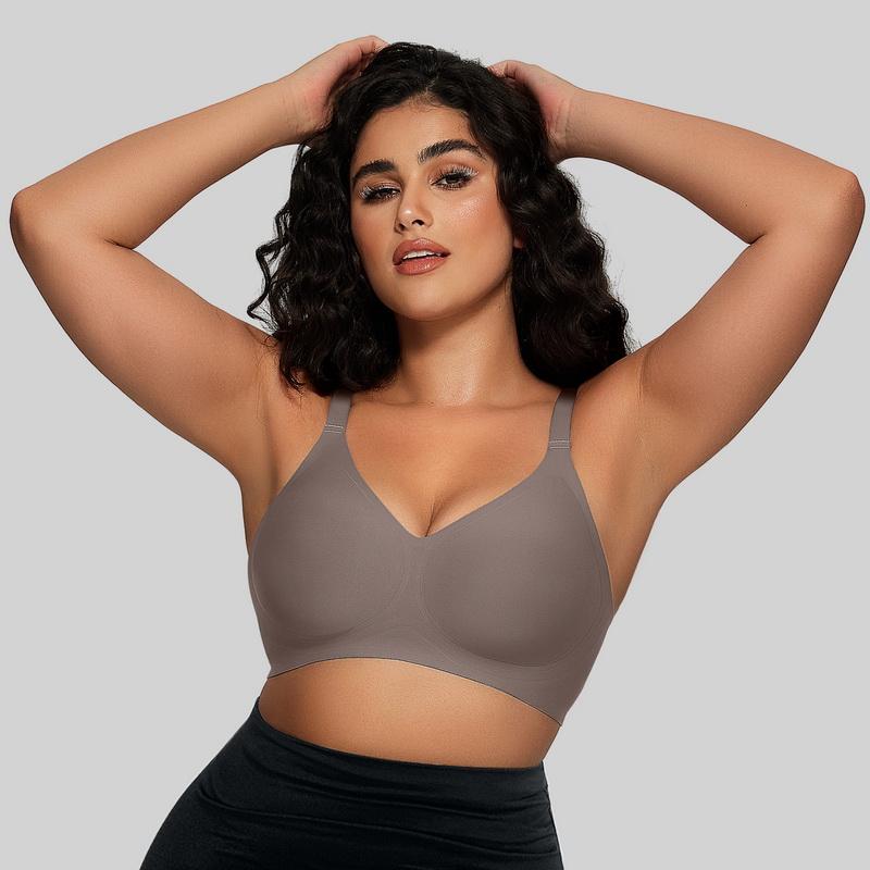 OEAK Women Comfortable Push Up Bras Wireless Seamless Full Coverage Bra Buttery Soft Everyday Tshirt Bra Convertible Bra OEAK Women Comfortable Push Up Bras Wireless Seamless Full Coverage Bra Buttery Soft Everyday Tshirt Bra Convertible Bra