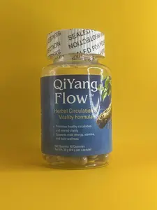 QiYang Flow Herbal / Male Vitality Support Capsules Fitness Supplement Natural