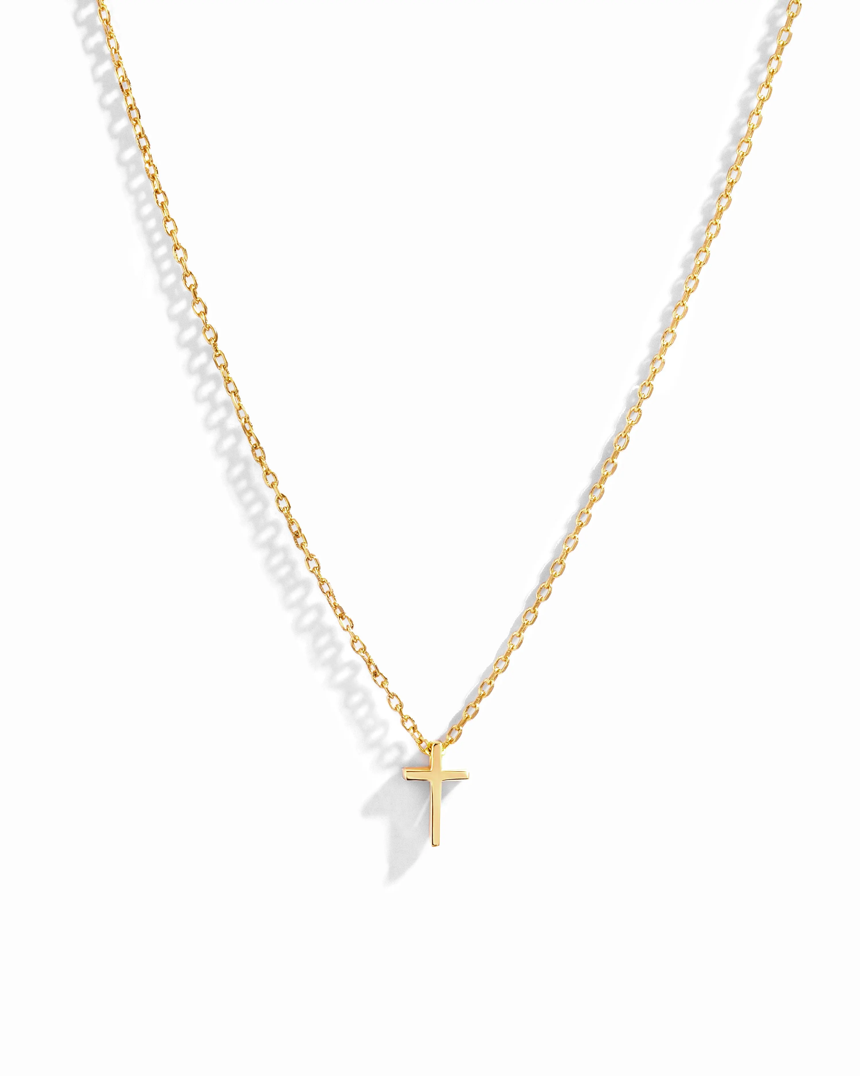 Sami Jewels Minimalist Cross Pendant Necklace for Women/Girl, 925 Sterling Silver, 16"-19" Adjustable Chain, Made for Everyday Wear