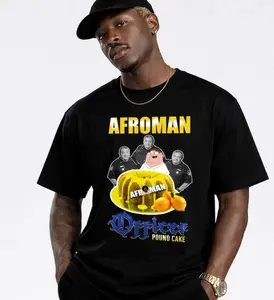Afroman Lemon Pound Cake Shirt, Officer Pound Cake Tee, Funny Satire Meme Graphic, Police Raid Parody