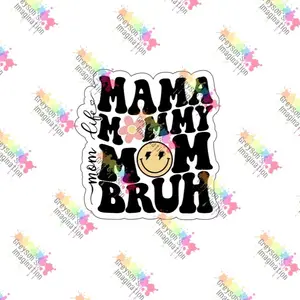 High Quality Waterproof Decorative Matte Stickers for Water bottles, Laptop, Ebook etc.