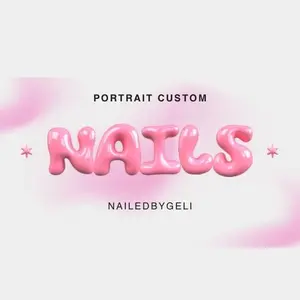 Nailedbygeli Portrait Advanced Nail Art Custom Set - Personalized Nail Design Collection by Nailedbygeli