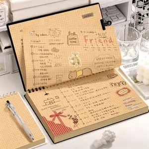 Detachable Refillable Leather Planner, No More Wasteful Notebooks, Ideal for Students & Office Workers, Durable Design