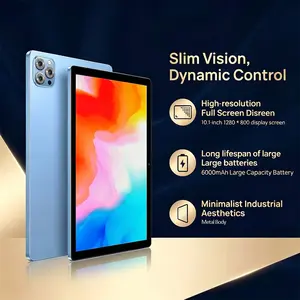 New Android 13 tablet with 4GB RAM, 64GB ROM, 10.1-inch calling capabilities. The tablet supports cellular network, WIFI function, Bluetooth function, dual cameras, and can be expanded with SIM and TF cards