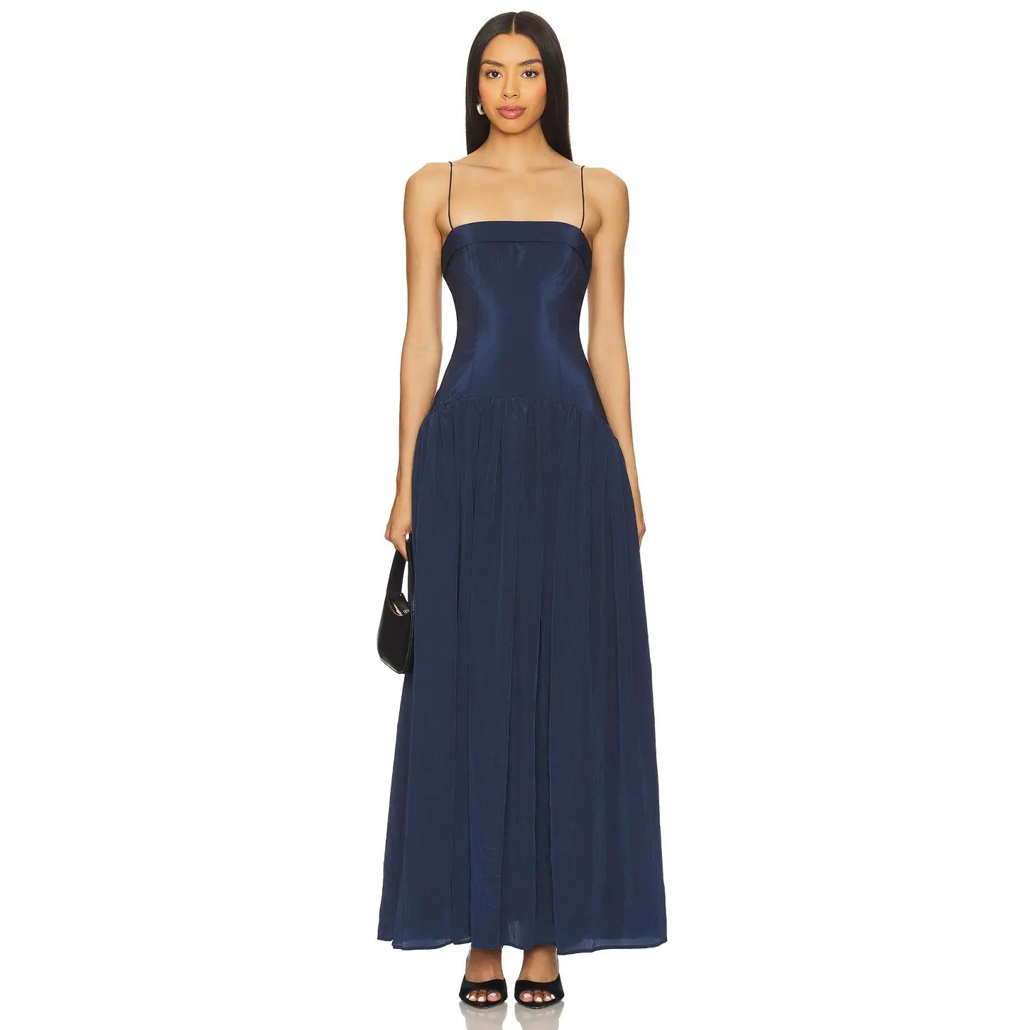 Lovers and Friends Laura Maxi Dress in Navy Blue