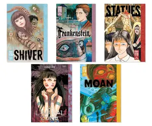 Junji Ito Story Collections 5-Book Complete Bundle Set - Horror Manga - Hardcover