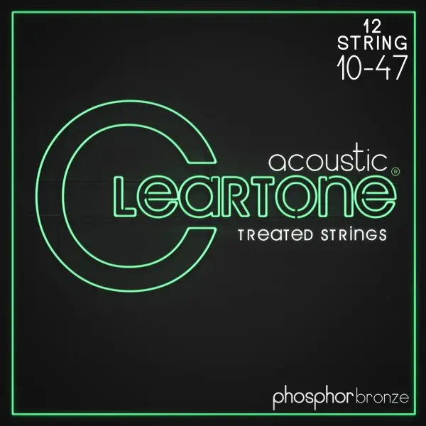 Cleartone CT-7410-12-U Phosphor Bronze 12-String Acoustic Guitar Strings - Light 10-47