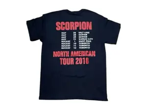 Drake Scorpion Tour North America T-Shirt Black (men) by StockX