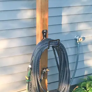 Garden Hose Water Pipe Bracket Metal Hook Wall Garage Storage Hook
