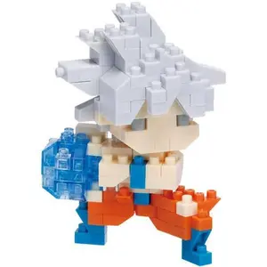 Nanoblock - Dragon Ball Super - Character Collection - Ultra Instinct Son Goku Building Kit  [COLLECTIBLES] figurine/statue, Brick, Collectible
