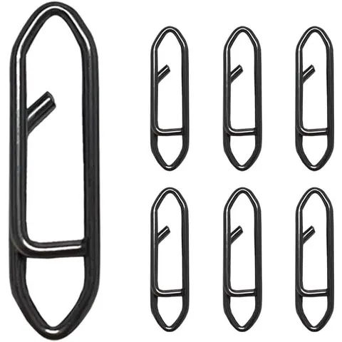 50 Pack Fishing Speed Clips, High Strength Stainless Steel Speed Clip, Fishing Stealth Power Speed Clips, Stainless Steel Quick Change Clip, Fishing Clips Quick Change