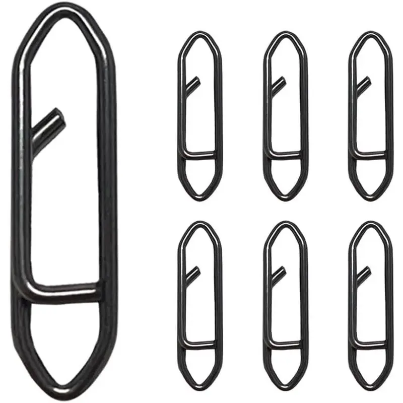 50 Pack Fishing Speed Clips, High Strength Stainless Steel Speed Clip, Fishing Stealth Power Speed Clips, Stainless Steel Quick Change Clip, Fishing Clips Quick Change