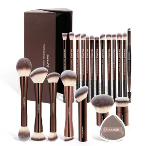 Makeup Brush Set with Storage Box, Makeup Brushes & 1 Count Air Cushion Puff & 1 Count Storage Box, Professional Makeup Tools for Women, Cosmetics Makeup Tool