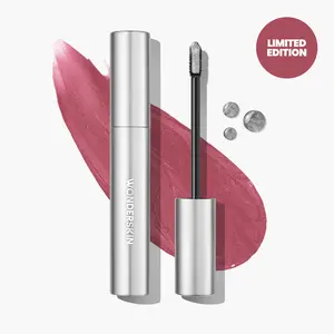 Wonderskin Limited Edition Wonder Blading All-Day Lip Stain – Silver Whimsical | Out with Red. In with Silver. Kiss-Proof, Transfer-Proof Warm Rose Stain