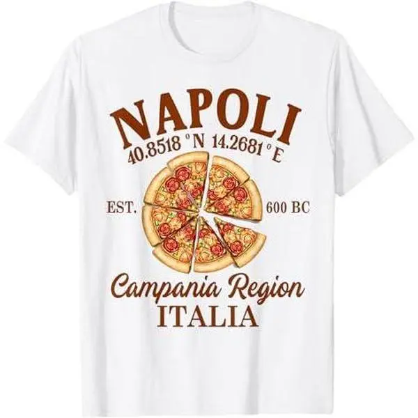 Napoli Travel Campania Region Italia Pizza Naples Italy T-Shirt