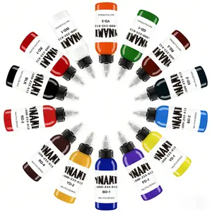 14 Colors 30ml tattoo ink，active inks, colour pattern tattoo ink, Tattooist's standing tools