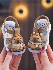 Sandals Spring Summer Newborn Baby Boys Soft Sole Comfortable Cartoon Cute Anti-Collision Baby Walking Shoes
