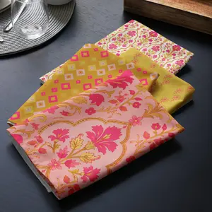 Cloth napkin Set: Modern Heritage- Firenze Fuchsia