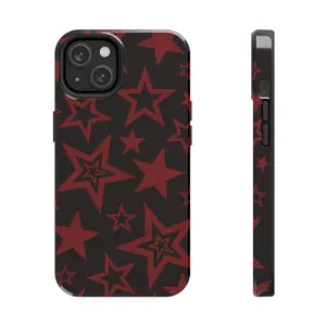 Rocky Star Design Phone Case, Retro Red Star Graphic Tough Phone Case, Vintage Lady Case For Iphone, Accessories Smartphone, Gift For All