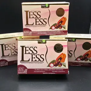 Less Less 30 capsules mixed base of vegetable, fruits and herbs.