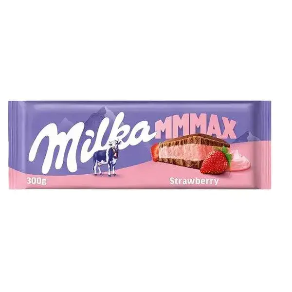 Milka Famous Strawberry Chocolate 300Gr