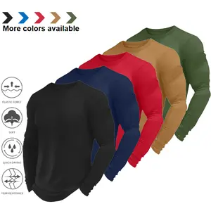 Grand Opening Offer - Men's Long Sleeve Casual T-Shirt, Breathable and Quick-Drying, Suitable for Fitness, Training, Sports, and Everyday Wear. Basic model, team uniform, customizable print.