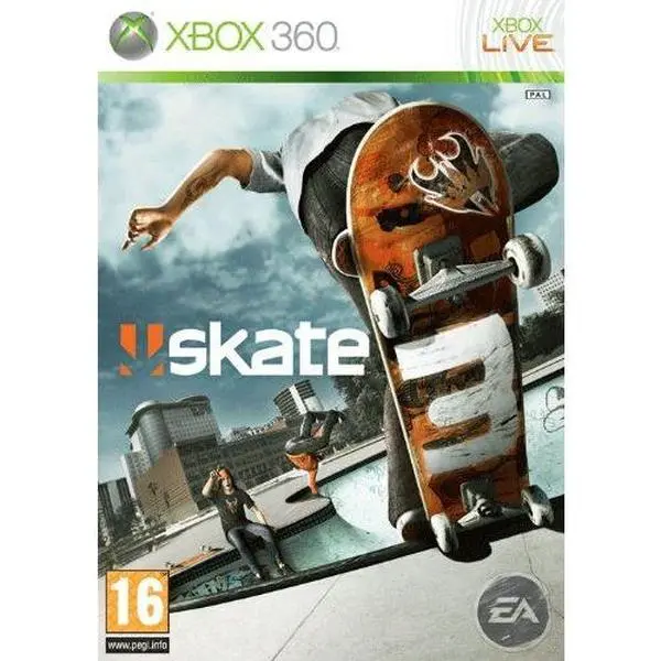 Artistic Skate 3 Video Game Print, Xbox 360 Themed Home Decor Wall Art Poster for Home Supplies