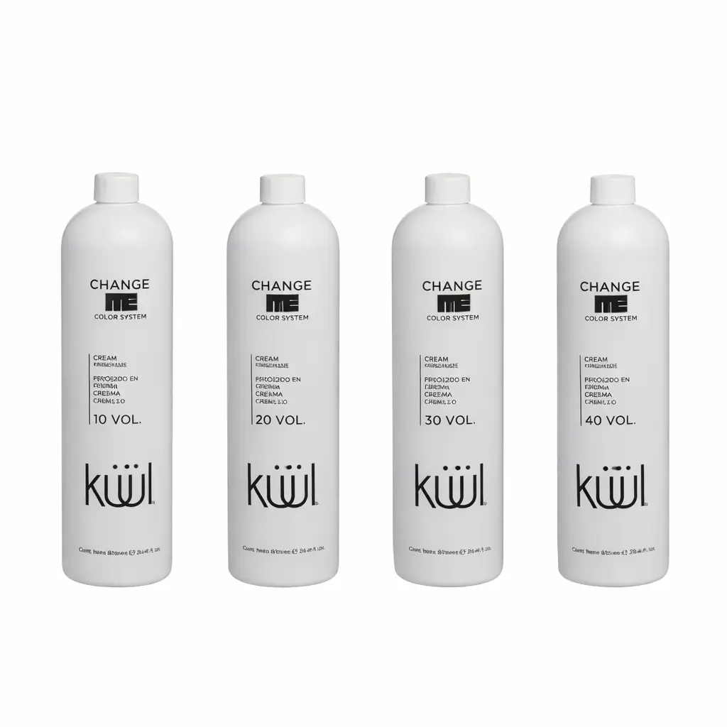 Kuul Change Me Color System Peroxide Cream Developer [ 870 ml ] Peroxido En Crema Para El Cabello ( 29.42 fl oz )