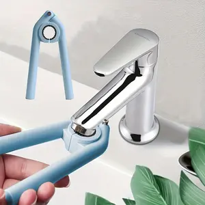 Multi-Purpose Faucet and Sink Installation Tool with Plastic Filter Cleaning Wrench, Round Handle Design, Easy to Install and Remove, Industrial Grade Tool, Multifunctional Sink Wrench